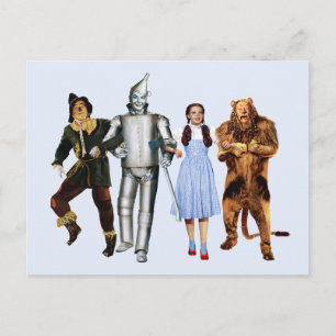 Carte Postale Personnages Classiques du Magicien d'Oz