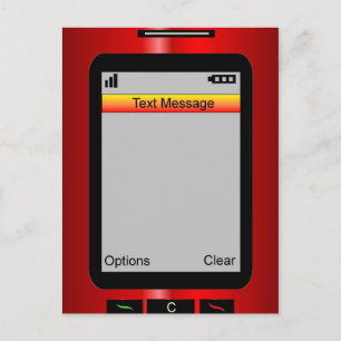 Carte postale personnalisable avec message texte