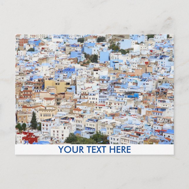 Carte postale Personnalisable Chefchaouen, Maroc (Devant)