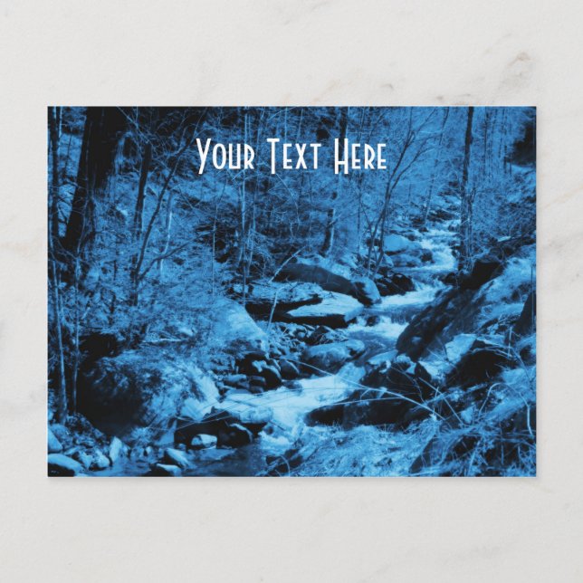 Carte postale personnalisable Country Brook Nature (Devant)