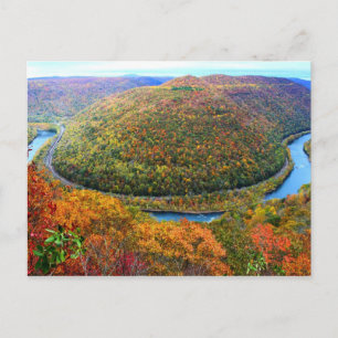 Carte postale personnalisable de Virginie-Occident