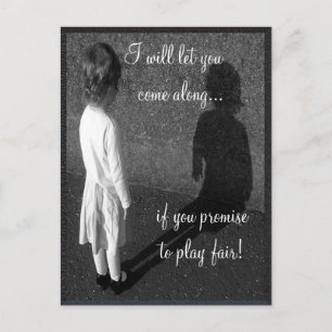 Carte postale personnalisable Fair Play
