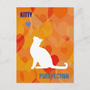 Carte Postale Personnalisable : Kitty bright