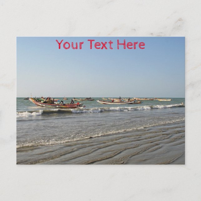 Carte Postale Personnalisable La Gambie (Devant)