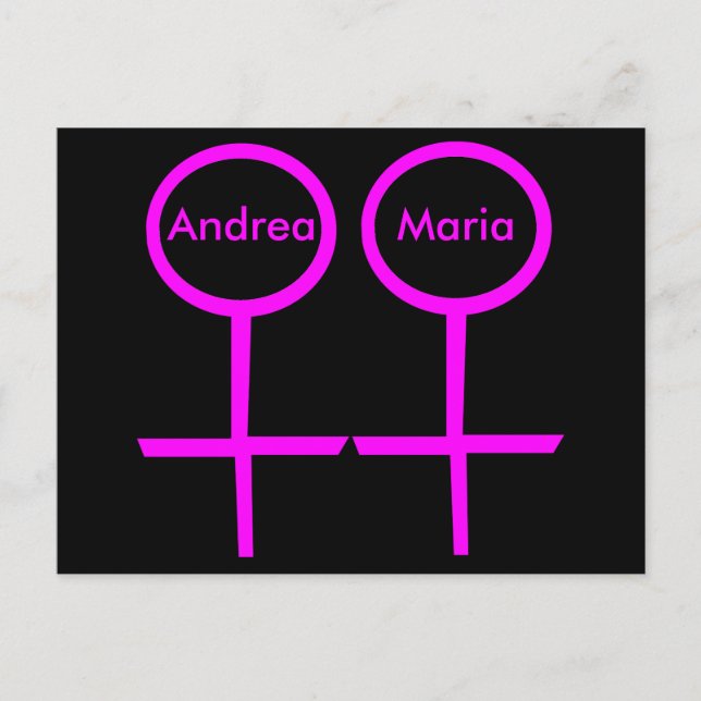 Carte postale personnalisable pour les amoureux le (Devant)