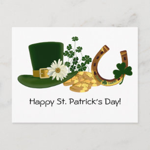 Carte Postale PERSONNALISABLE St. Patrick's Day Design