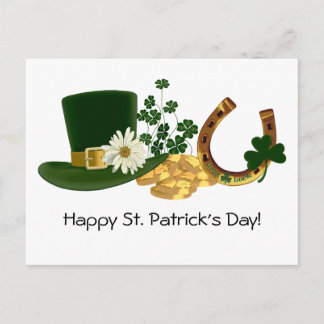 Carte Postale PERSONNALISABLE St. Patrick's Day Design