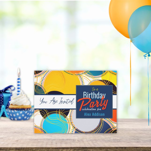 Carte Postale Personnalisation de la fête d'anniversaire des ann (Créateur téléchargé)