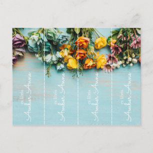 Carte Postale personnalisation ex libris signet découpe