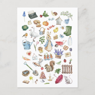 Carte Postale personnalisation peter le lapin