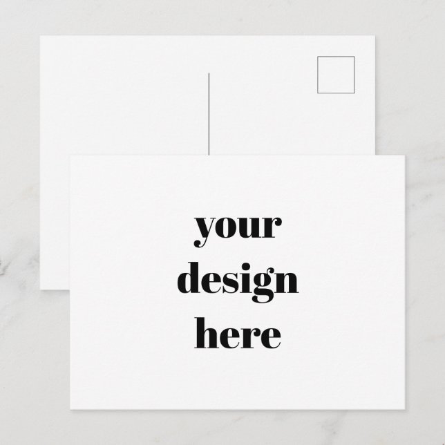 Carte Postale Personnalisé (Devant / Derrière)