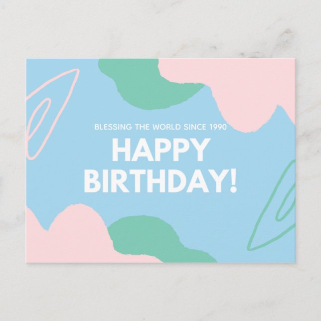 Carte Postale Personnalisé - BÉNÉFICIER DU MONDE DEPUIS ... (Devant)