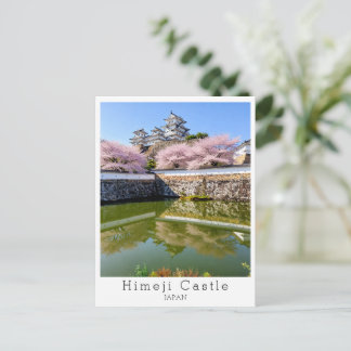 Carte Postale Personnalisé, Château de Himeji au printemps