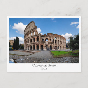 Carte Postale Personnalisé, Colosseum, Rome, Italie