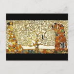 Carte Postale Personnalisé. Gustav Klimt. Arbre de vie.<br><div class="desc">Carte postale aux beaux-arts,  avec l'un des chefs-d'oeuvre de Gustav Klimt,  "Arbre de vie" 1909.

Au verso de la carte postale. Vous pouvez entrer vos détails,  votre message et les détails des destinataires. Tout le texte peut être modifié pour répondre à vos besoins.</div>