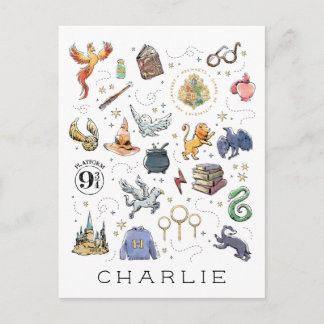 Carte Postale Personnalisé | Icônes HARRY POTTER™