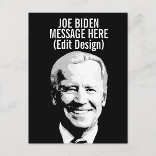 Carte Postale Personnalisé Joe Biden