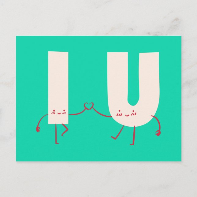 Carte Postale Personnalisé - Liens entre personnages (Devant)