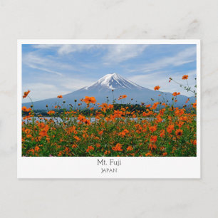 Carte Postale Personnalisé, Mont Fuji, Japon