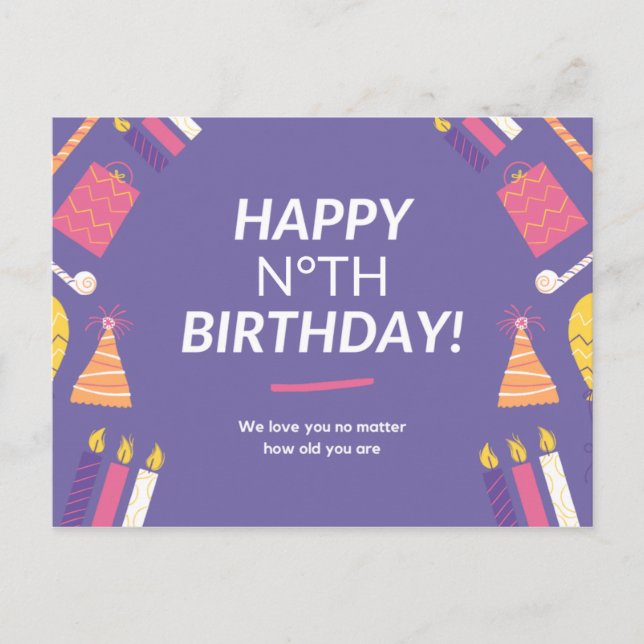 Carte Postale Personnalisé : Nous vous aimons quel que soit votr (Devant)