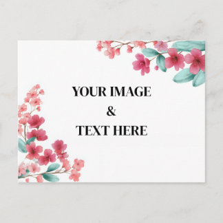 Carte Postale Personnalisé Personnalisez Votre Propre Photo & Te