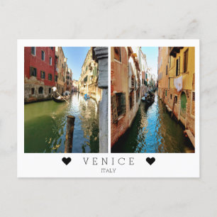 Carte Postale Personnalisé, vues de la belle Venise, Italie