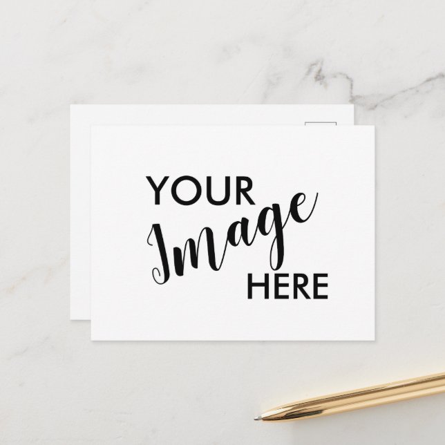 Carte postale personnalisée (Devant/Arrière en situation)