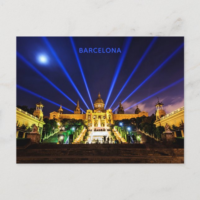 Carte postale personnalisée à Barcelone (Devant)