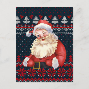 Carte Postale Personnalisée Aspiration Santa Claus