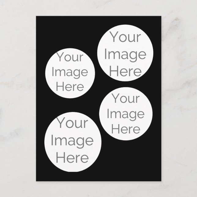 Carte postale personnalisée avec collage de photos (Devant)