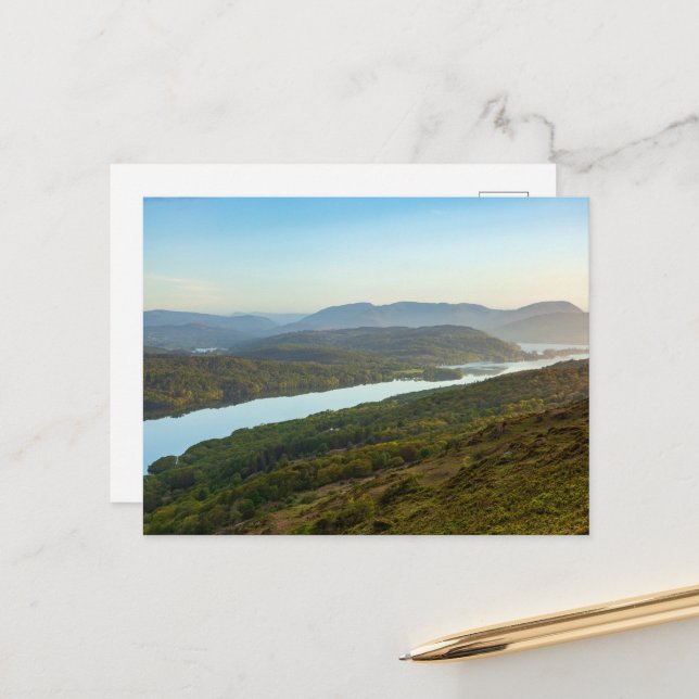 Carte postale personnalisée avec photo (Devant/Arrière en situation)