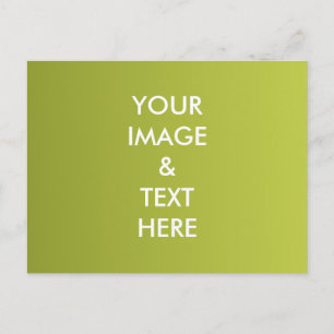 Carte postale personnalisée avec votre propre phot
