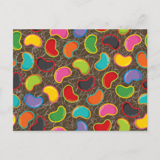 Carte postale personnalisée Bonbon Coloré Rétro Je