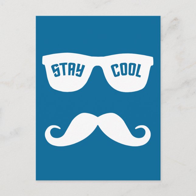Carte postale personnalisée COOL STAY (Devant)
