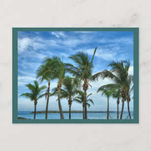 Carte postale personnalisée d'après-midi tropical