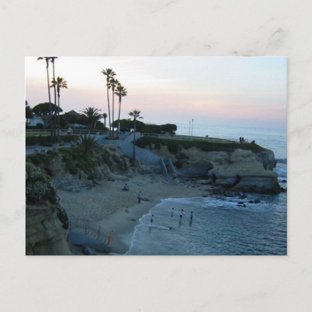 Carte postale personnalisée de coucher de soleil s (Devant)