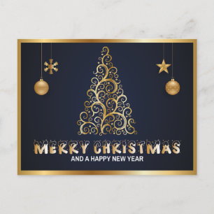 Carte postale personnalisée "Joyeux Noël"