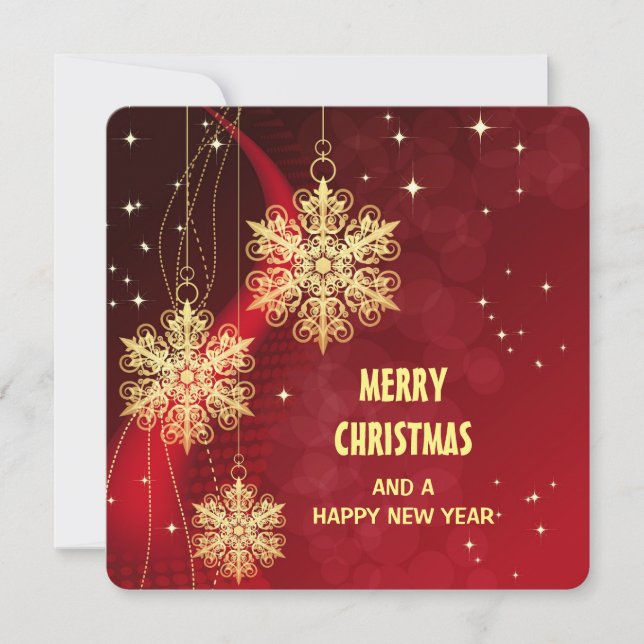 Carte postale personnalisée "Joyeux Noël" (Devant)