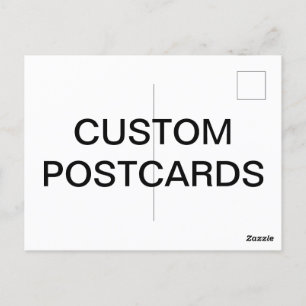 Carte postale personnalisée Modèle vierge