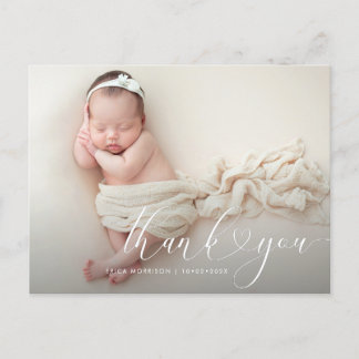 carte postale personnalisée pour bébé