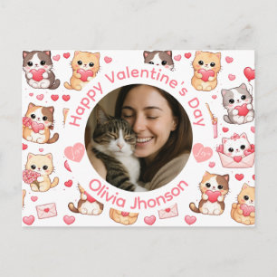 Carte postale personnalisée pour la Saint-Valentin
