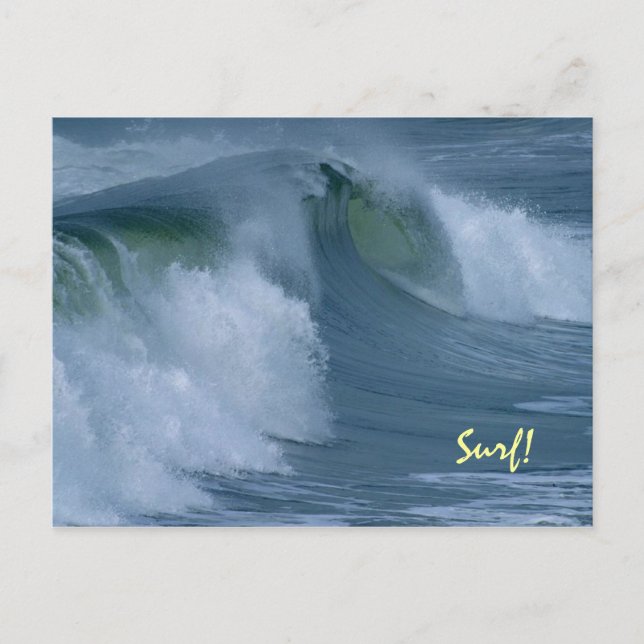 Carte postale personnalisée Surf Pacifique (Devant)