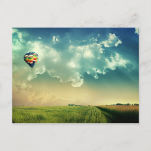 Carte Postale Personnaliser à air chaud