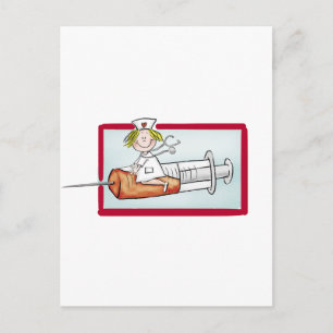 Carte Postale Personnaliser avec le nom - La Super infirmière