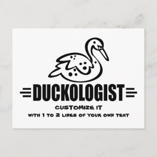 Carte Postale Personnaliser Canard