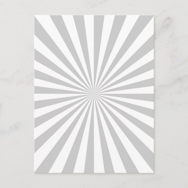 Carte Postale Personnaliser classique Grey Burst Roue de rotatio (Devant)