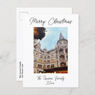 Carte Postale Personnaliser le marché de Noël Munich Allemagne P