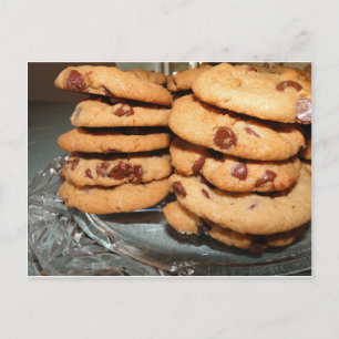 Carte Postale Personnaliser les biscuits dessert chocolat pépite
