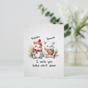 Carte Postale Personnaliser Meilleurs Amis Je Souhaite Que Vous