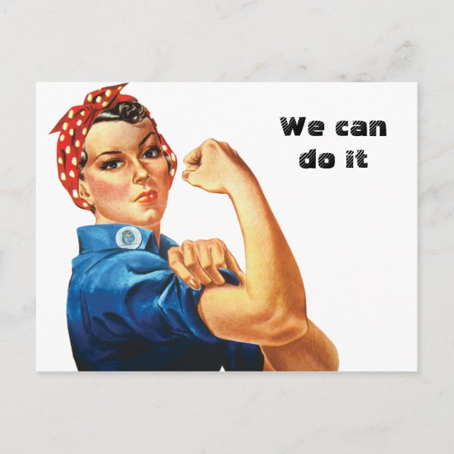 Carte Postale Personnaliser Nous pouvons le faire (Devant)